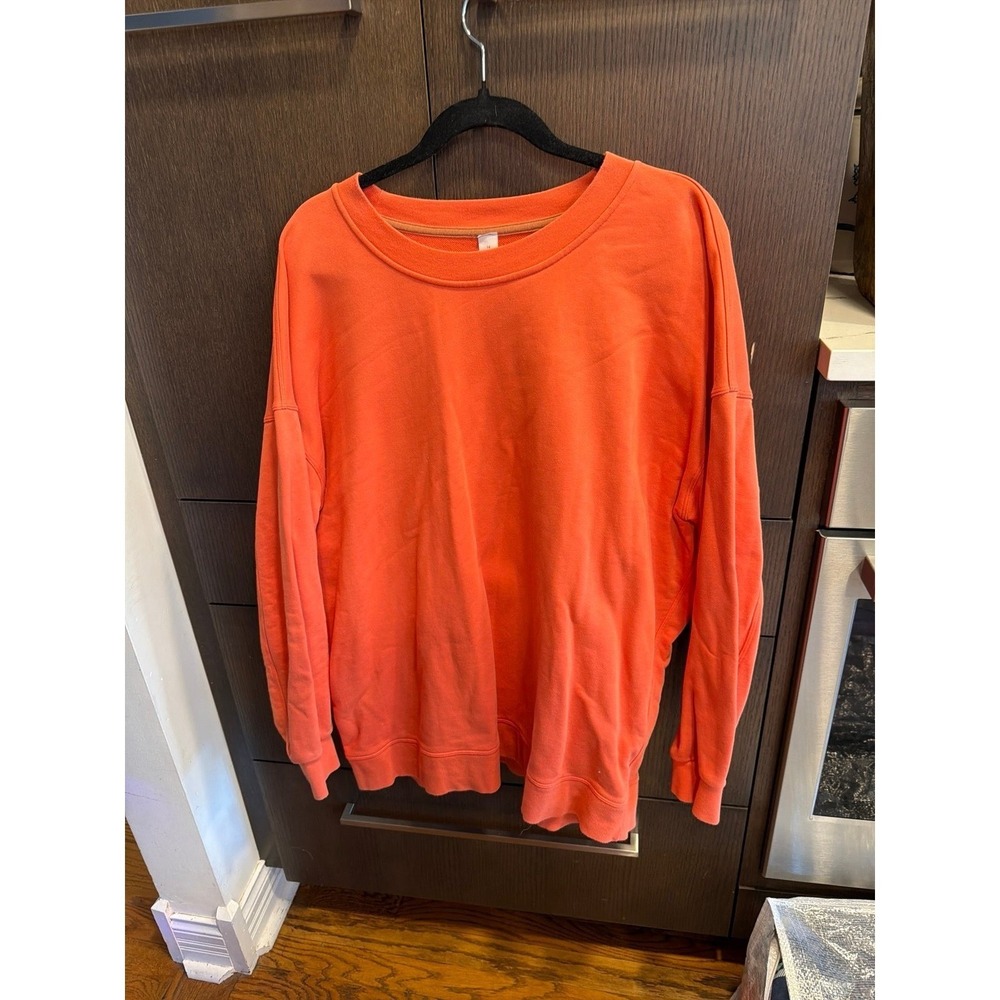 Lululemon Perfectly Oversized Crew Warm Coral 14